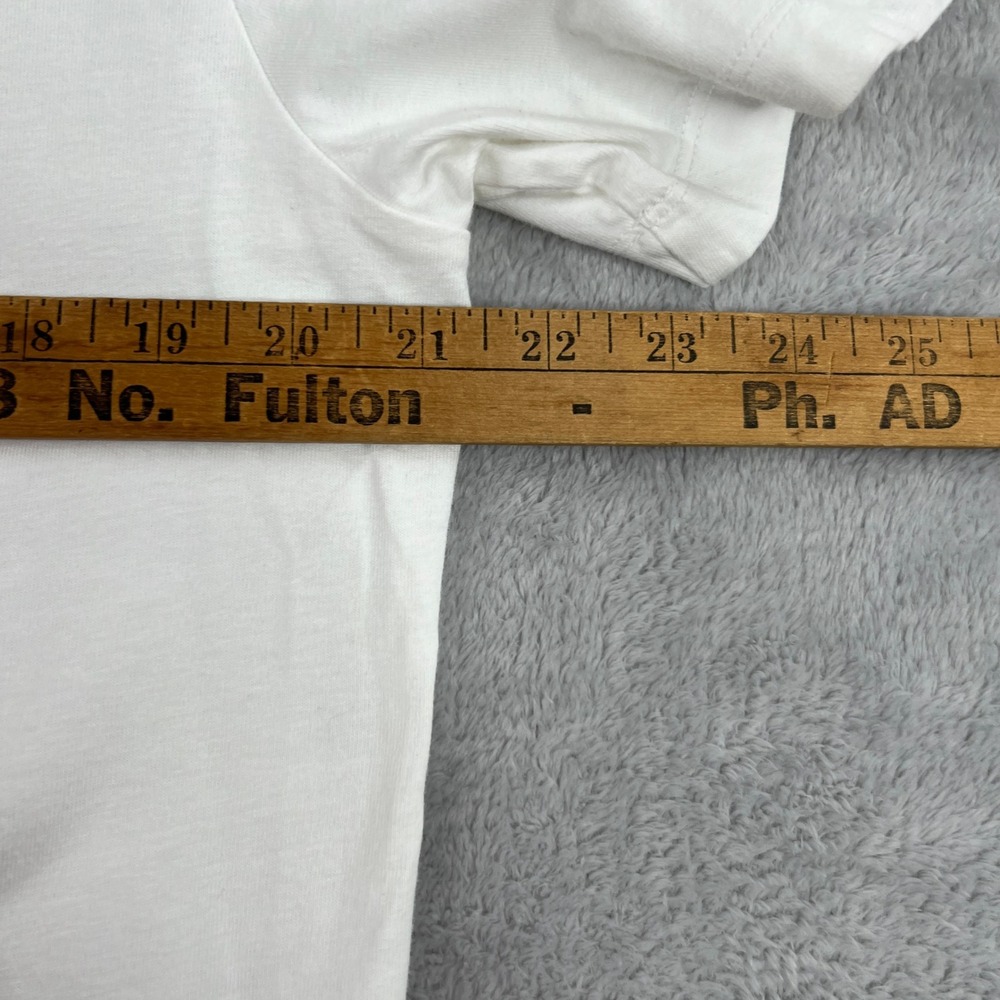 Jordan Jumpman 23 Graphic T-Shirt L White Men Basketball Streetwear Tee 2 Sided - Picture 6 of 8